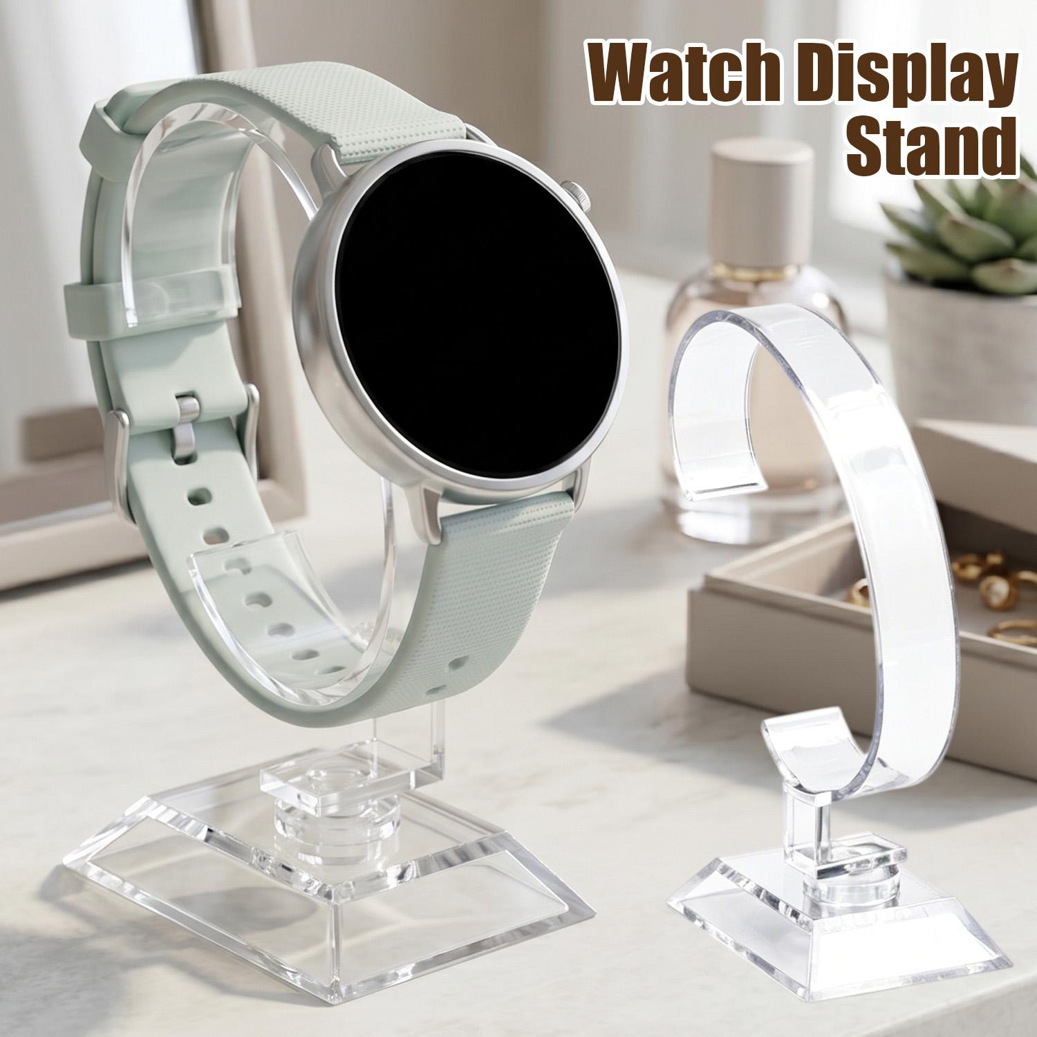 Transparenter Uhren-Präsentati – Jewelry Like Watches Bewertung und Preis