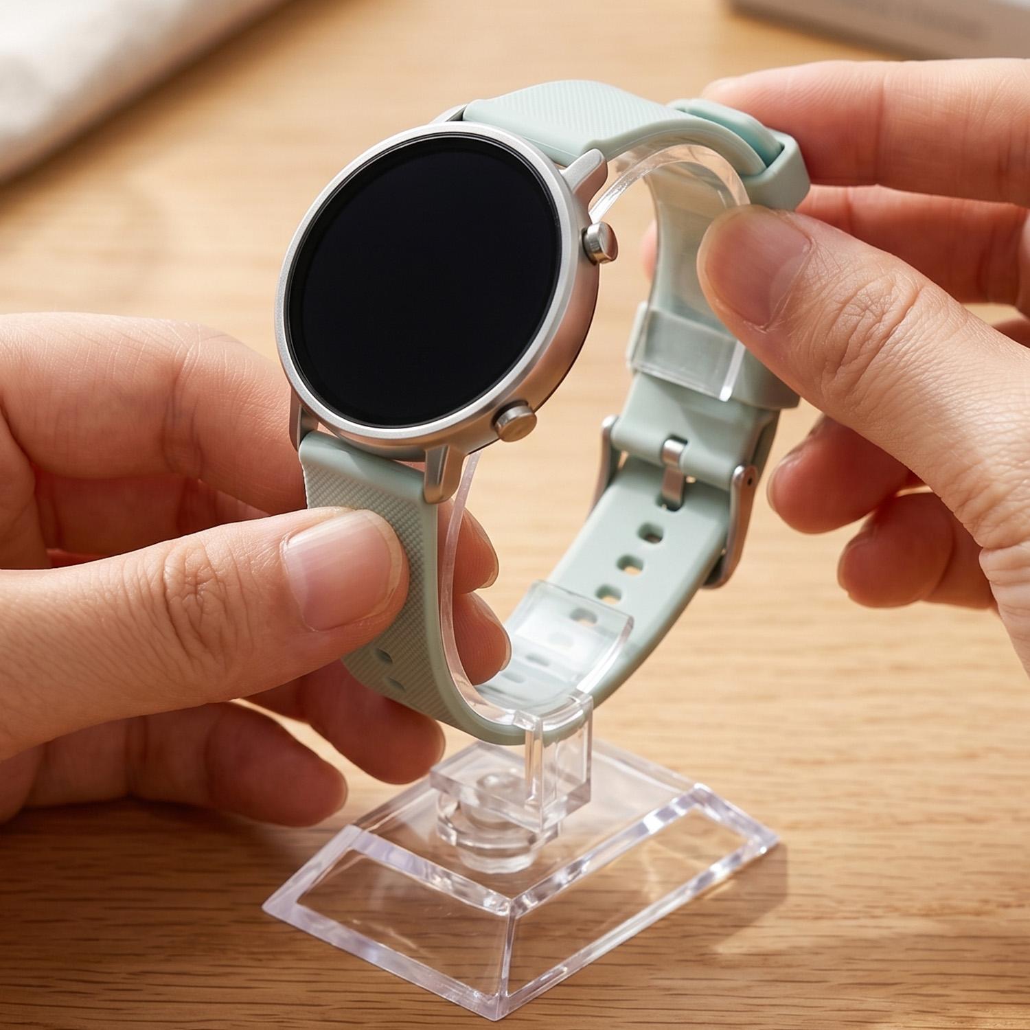 Transparenter Uhren-Präsentati – Jewelry Like Watches Bewertung und Preis
