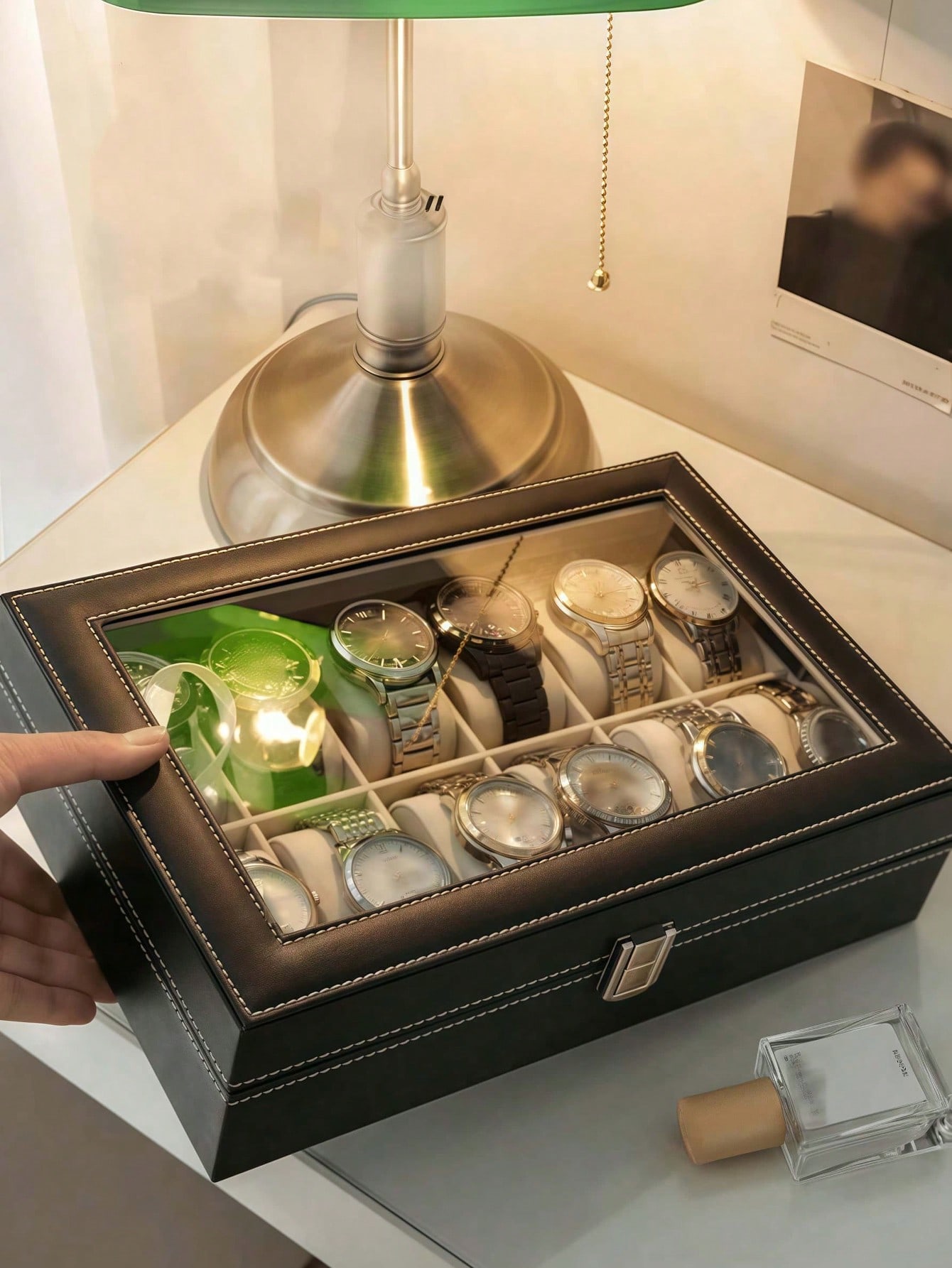 Leder-Uhrenbox mit Schloss, Gr – Jewelry Style Watches Bewertung und Preis