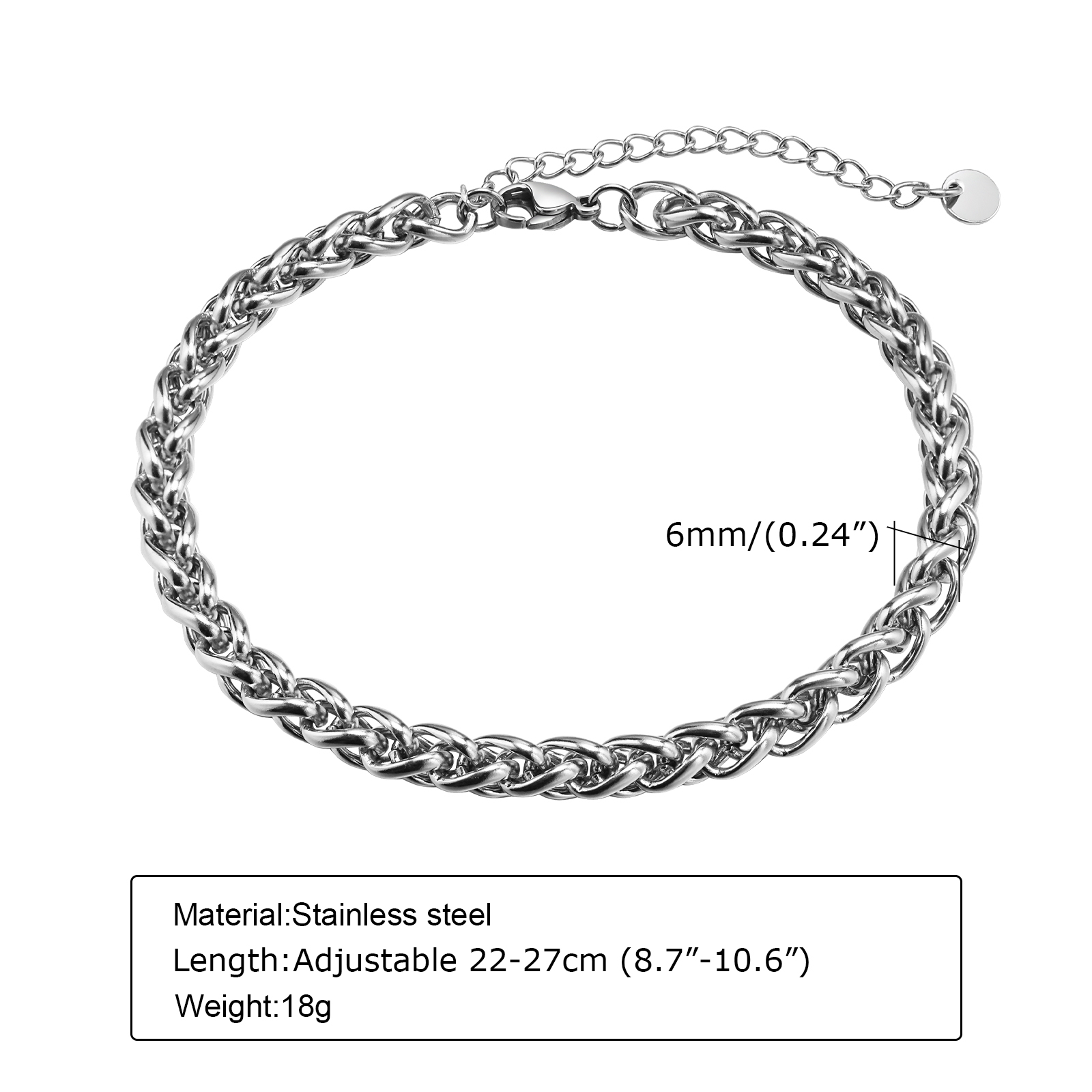 Vnox Kubanische Ketten-Fußkett – Jc Jewelry & Watches Bewertung und Preis