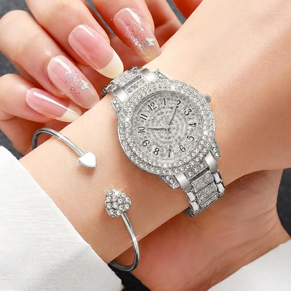 6-teiliges Modisches Strass-Uh – Jewelry Like Watches Bewertung und Preis